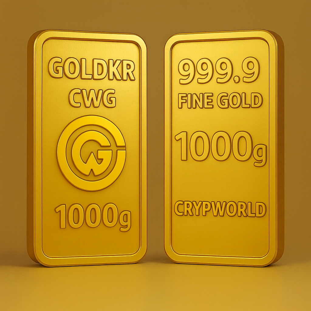 GOLDKR 1000g gold bar